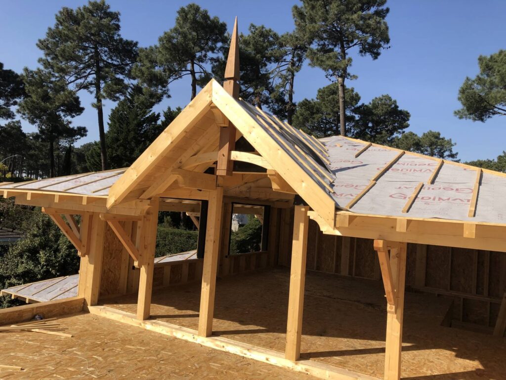 entreprise ossature bois mur maison ossature bois couvertures laurencin lege cap ferret